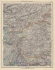 MID SCOTLAND. West Cairngorms Perthshire Invesrness-shire. JOHNSTON 1901 map
