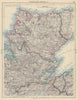 SCOTTISH HIGHLANDS. Sutherland Ross Cromarty Caithness Moray Firth 1901 map