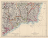 IRELAND SOUTH EAST. Wexford Waterford Kilkenny Tipperary. JOHNSTON 1901 map
