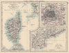 FRANCE. Paris Corsica Riviera. Ile de France Côte d'Azur(Cannes-Menton) 1901 map