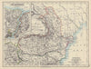 RUMANIA & BOSPHORUS. Romania Wallachia Moldavia Moldova. JOHNSTON 1901 map