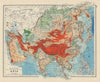 ASIA PHYSICAL. Relief Mountain heights Ocean depths Rivers. JOHNSTON 1901 map