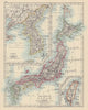 KOREA JAPAN FORMOSA TAIWAN. Hachijo penal settlement. JOHNSTON 1901 old map