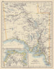 SOUTH AUSTRALIA Explorer route Stuart Giles Elder Forrest Eyre Tictkins 1901 map