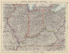 USA MIDWEST. Illinois Indiana Ohio Kentucky. Railroads. JOHNSTON 1901 old map