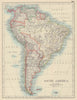 SOUTH AMERICA BORDER DISPUTES. Argentina/Chile 1902. Bolivia/Paraguay 1901 map