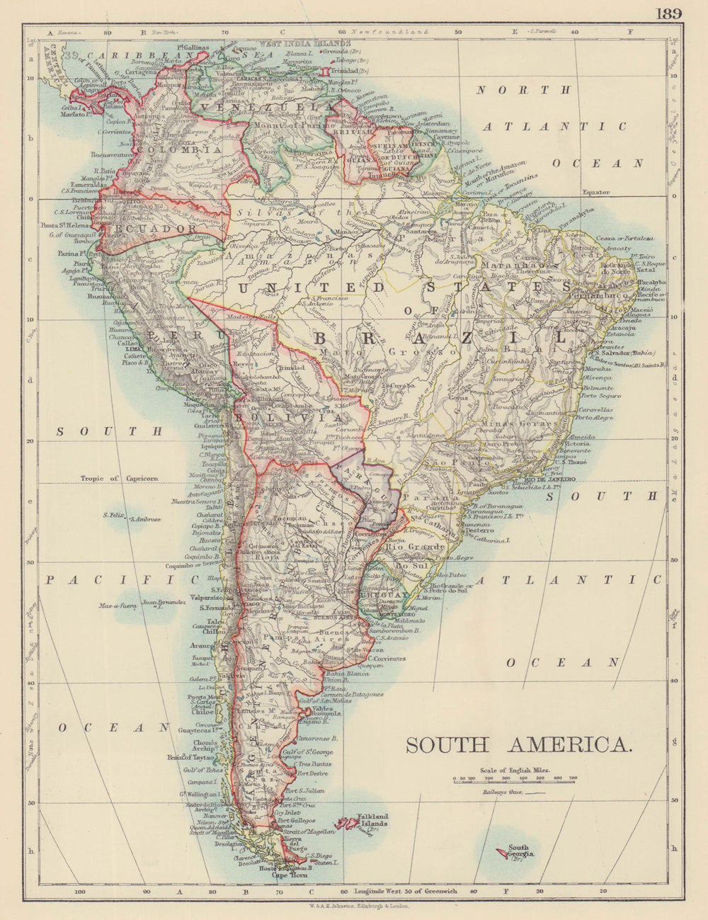 SOUTH AMERICA BORDER DISPUTES. Argentina/Chile 1902. Bolivia/Paraguay 1901 map