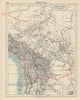 BOLIVIA Brazil/Paraguay borders pre Acre(1899-1903)& Chaco Wars(1932/5) 1901 map