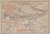 Pavlovsk, Pushkinsky District, St Petersburg. Russia. BAEDEKER 1914 old map