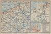 Imatra / Lappeenranta (Villmanstrand). Finland / Russia. BAEDEKER 1914 old map