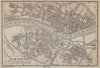 Veliky Novgorod town/city plan. Russia. Nowgorod. BAEDEKER 1914 old map