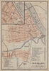Yaroslavl town/city plan. Russia. Jarosslawl. BAEDEKER 1914 old antique map