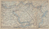 Volga River. Nizhny Novgorod - Kazan - Simbirsk - Samara. Russia 1914 old map