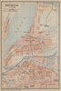 Astrakhan town/city plan. Russia. Asstrachan. BAEDEKER 1914 old antique map