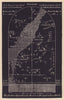Southern night sky star chart February. Aquarius. Jan 20-Feb 19. PROCTOR 1881