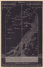 Southern night sky star chart March. Pisces. Feb 19-March 21. PROCTOR 1881