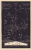 Western night sky star chart April. Aries. March 21-April 20. PROCTOR 1881