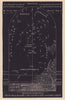 Northern night sky star chart July. Cancer. June 21-July 22. PROCTOR 1881