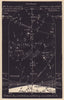 Eastern night sky star chart July. Cancer. June 21-July 22. PROCTOR 1881 print