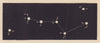 Chart of 7 stars of the Plough constellation/Big Dipper. SMALL. PROCTOR 1881