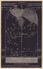 Northern night sky star chart October. Libra. Sep 23-Oct 23. PROCTOR 1881