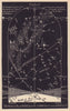 Western night sky star chart October. Libra. Sep 23-Oct 23. PROCTOR 1881 print