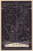 Western night sky star chart November. Scorpio. Oct 23-Nov 22. PROCTOR 1881