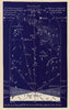 Western night sky star chart February. Aquarius. Jan 20-Feb 19. PROCTOR 1882
