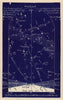 Western night sky star chart March. Pisces. Feb 19-March 21. PROCTOR 1882
