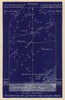 Southern night sky star chart April. Aries. March 21-April 20. PROCTOR 1882
