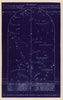 Southern night sky star chart August. Leo. July 22-Aug 23. PROCTOR 1882 print