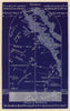Southern night sky star chart September. Virgo. Aug 23-Sep 23. PROCTOR 1882