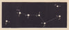 Chart of 7 stars of the Plough constellation/Big Dipper. SMALL. PROCTOR 1882