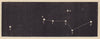 Plough constellation/Big Dipper 100,000 years ago. Star chart. SMALL 1882