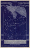 Northern night sky star chart October. Libra. Sep 23-Oct 23. PROCTOR 1882
