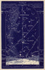 Eastern night sky star chart November. Scorpio. Oct 23-Nov 22. PROCTOR 1882