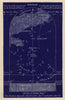 Northern night sky star chart December. Sagittarius. Nov 22-Dec 21. PROCTOR 1882