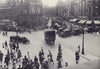 Traffic at Victoria Street & Vauxhall Bridge Road junction. Taxicabs. SMALL 1946