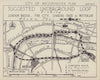 Proposed London Underground tube loop City Charing X Waterloo RAWLINSON 1946 map