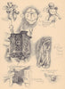 St. Clement Danes church. Grindling Gibbons pulpit. Dr. Johnson's pew 1904