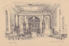 St. Paul's church Covent Garden interior. Westminster 1904 old antique print
