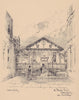 St. Paul's Church Covent Garden from Church Place. Westminster 1904 old print