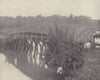 The Covered Bridge of Son-Tay, Vietnam. STODDARD 1895 old antique print