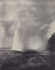 The Waikite Geyser, Rotorua, New Zealand. STODDARD 1895 old antique print
