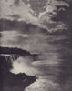Niagara Falls in moonlight. North America. STODDARD 1895 old antique print