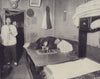 An Opium den in San Francisco. California. STODDARD 1895 old antique print