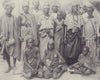 A group of Bourjanes, Madagascar. STODDARD 1895 old antique print picture