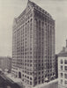 The Masonic Temple, Chicago. Illinois. STODDARD 1895 old antique print picture