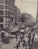 Broadway, New York. STODDARD 1895 old antique vintage print picture
