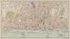BRIGHTON town city plan. Sussex 1920 old antique vintage map chart